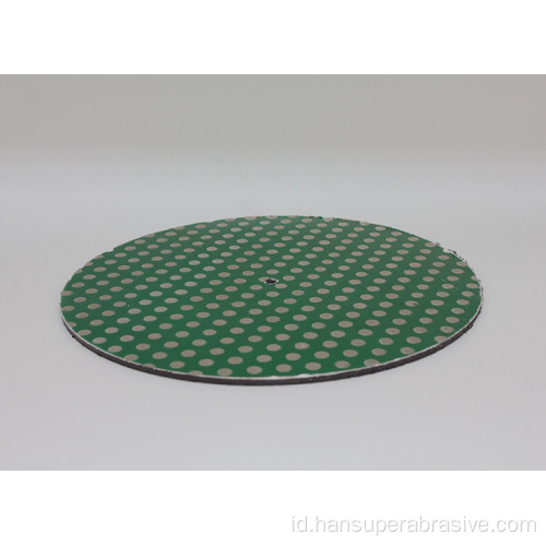 12 inci Berlian Lapidary Kaca Keramik Porselen Pola Titik Magnetik Grinding Disk Lap Datar